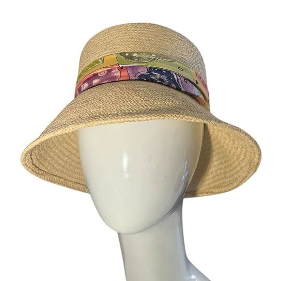 Genuine Panama Hand Woven In Ecuador Straw Hat - Picture 1 of 6